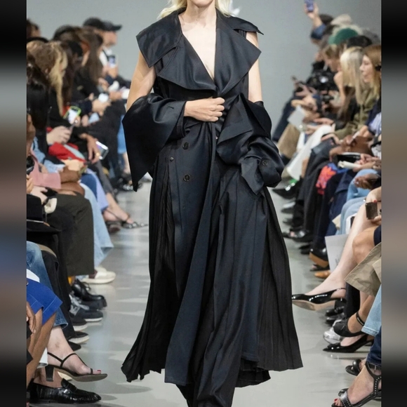 PETER DO Jackets & Blazers - BR X PETER DO DETACHABLE PLEATED TRENCH size large